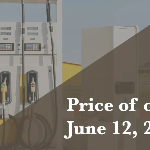 Current value of oil as of June 12, 2026