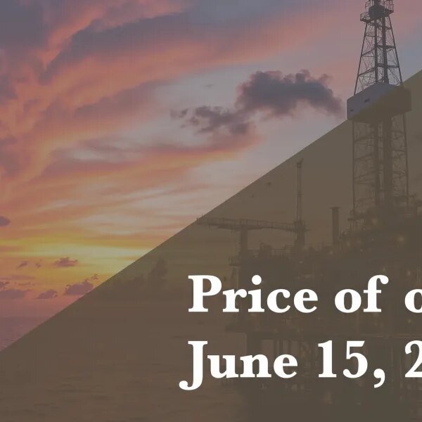 Current worth of oil as of June 15, 2026