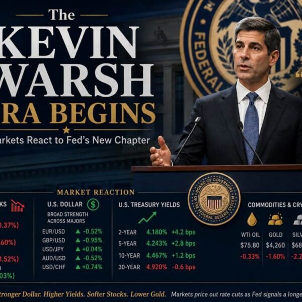 What did the markets do from the begin to the tip of…