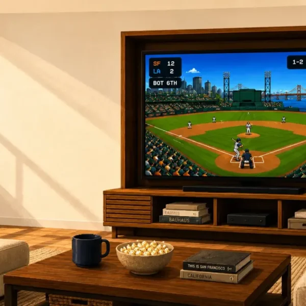 Ribbie turns real-time baseball stats into arcade-like, pixel-art broadcasts