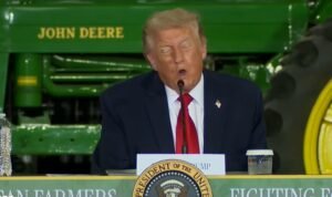 Trump Holds Event Seated In Wisconsin As Apparent Decline Worsens