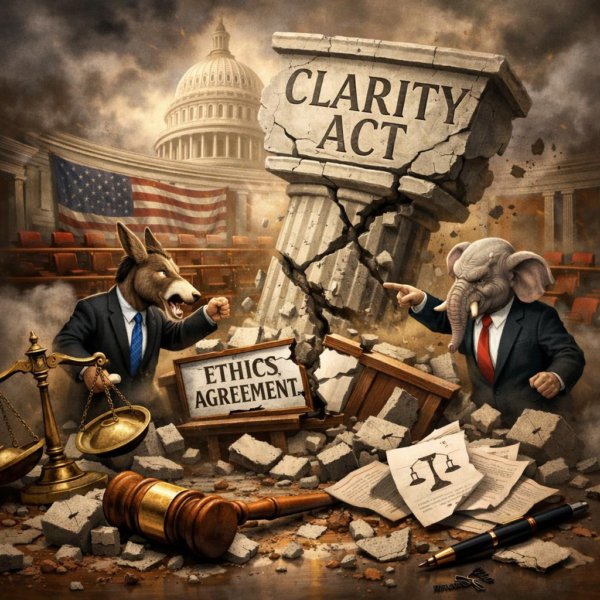 CLARITY Act Hits New Roadblock As Ethics Agreement Collapses In Senate Talks