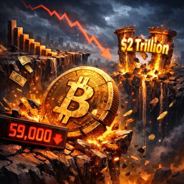 Bitcoin Drops To $59,000 For First Time Since 2024: Crypto’s Total Value…
