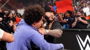 Jacob Fatu assaults Eric Andre on ‘Monday Night Raw’ after Roman Reigns approves
