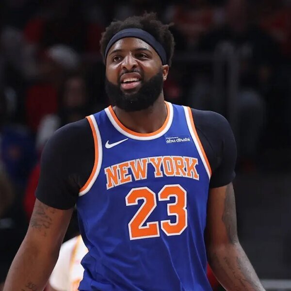 Knicks middle Mitchell Robinson appears to be fired up about taking part…