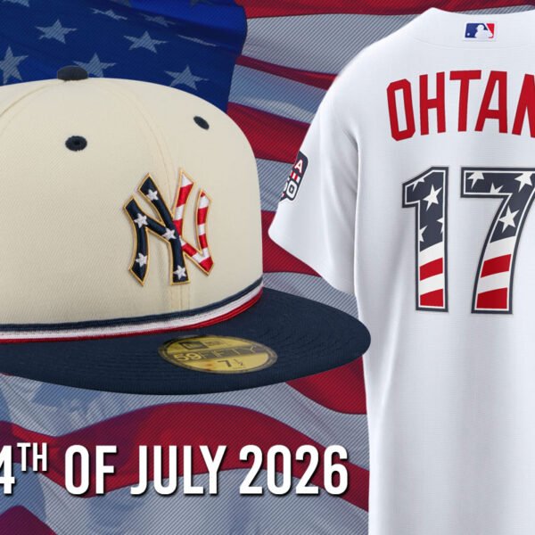 MLB Unveils Stars and Stripes Caps and Jerseys for Teams to Wear&hellip;