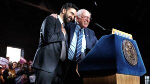 NYC Mayor Mamdani, Sanders workforce up at a Brooklyn progressive rally