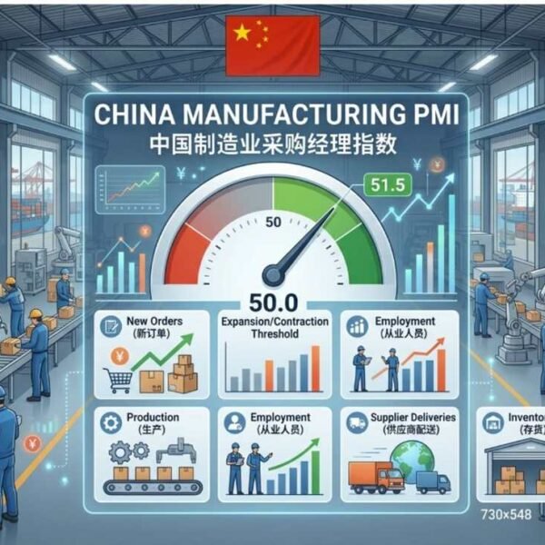 China Services PMI, May 2026 54.4 (anticipate 52.3, prior 52.6) quickest enlargement&hellip;