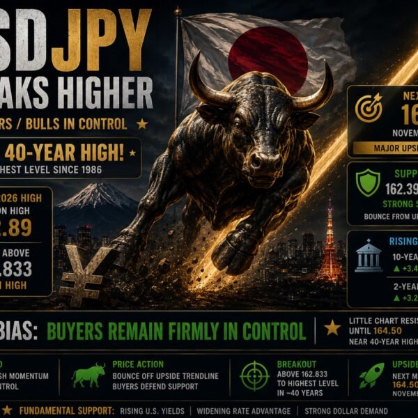 USDJPY trades to a brand new 40 12 months excessive