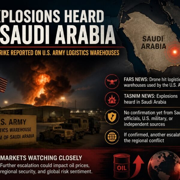 Explosions Reported in Saudi Arabia