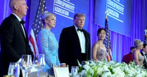 At Correspondents’ Dinner, a Rambling Trump Hurls Insults