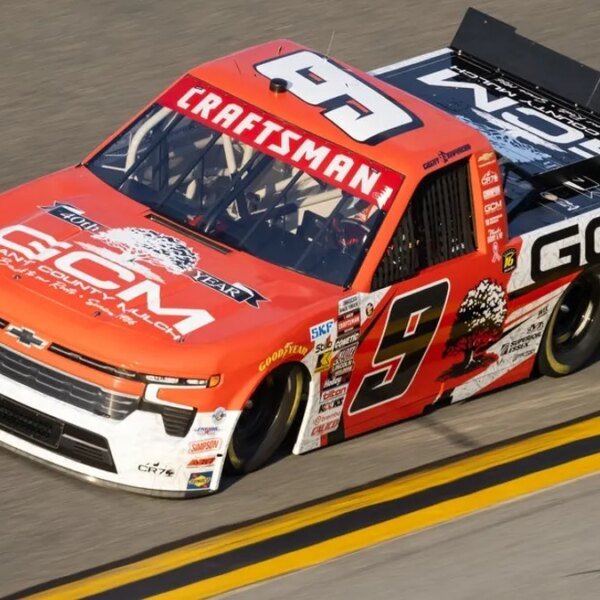 Veteran Grant Enfinger wins wild NASCAR CRAFTSMAN Truck Series Race at historic…