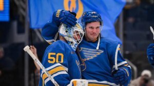 Blues re-sign F Oskar Sundqvist to 1-year contract