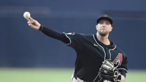 D-Backs’ Merrill Kelly shuts down Padres to earn sequence cut up