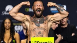 Conor McGregor weighs in at 170.5 for UFC 329 bout vs. Max Holloway