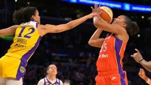 Kahleah Copper nets 21 as Mercury maintain off slumping Sparks