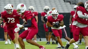 Signed to begin, Cardinals RB Tyler Allgeier embracing Love regardless of demotion