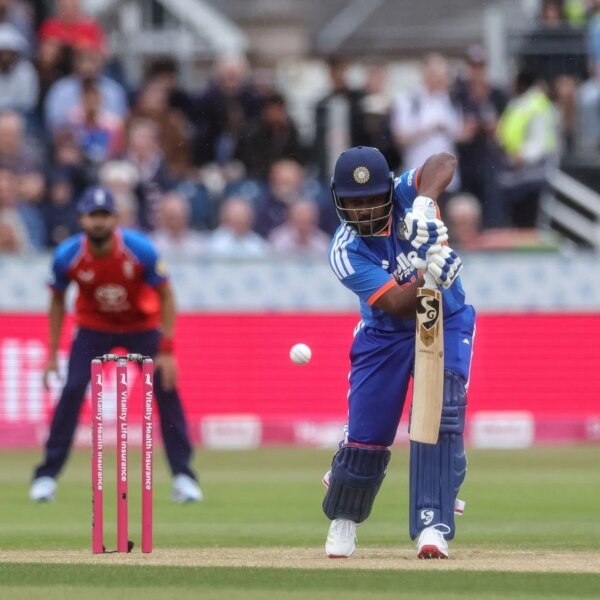 Sanju Samson perishes in mushy method for 14-ball 27 on comeback in&hellip;