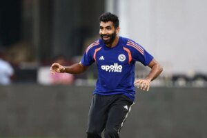 Jasprit Bumrah flexes his batting expertise to smash Saqib Mahmood for 18 runs in an over in ENG vs IND 2026 2nd ODI [Watch]