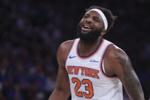 Mitchell Robinson Tells Josh Hart to ‘F* Off’ During Back-and-Forth With Celtics Fan as True Knicks Feelings Emerge