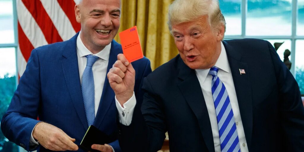 European Parliament members name for a probe of FIFA president Gianni Infantino over his Trump name