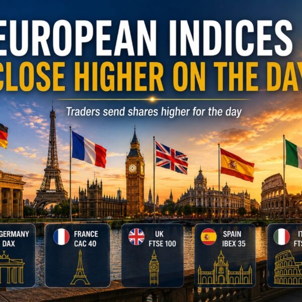 European indices shut the day and the week principally larger.