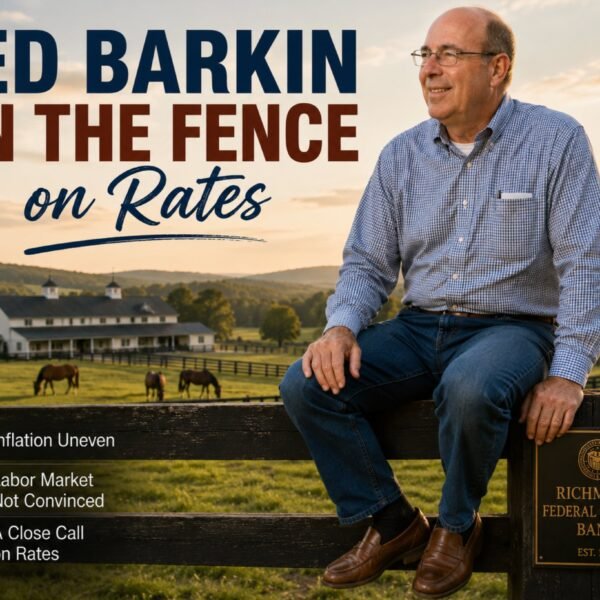 Barkin: Rate choice nonetheless a “close call”