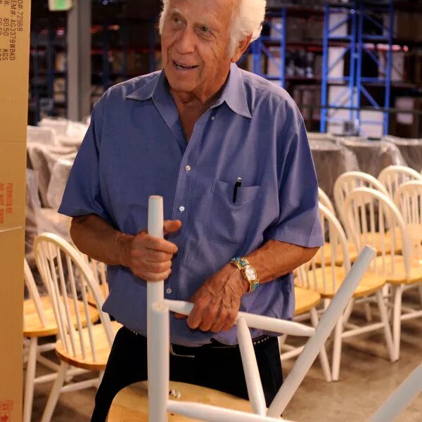 This CEO purchased a bankrupt furnishings firm for $80,000. At 95, he…