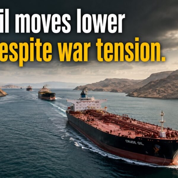 Crude oil runs to a brand new session low