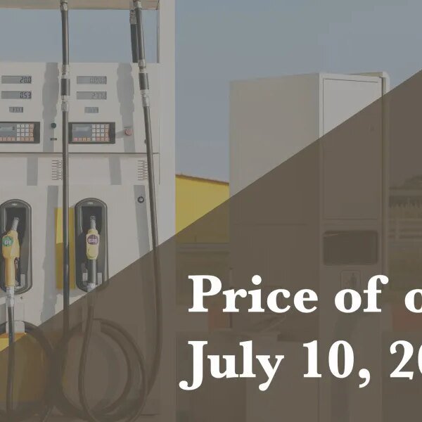 Current worth of oil as of July 10, 2026