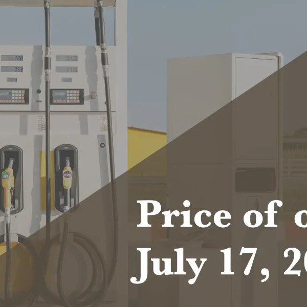 Current worth of oil as of July 17, 2026