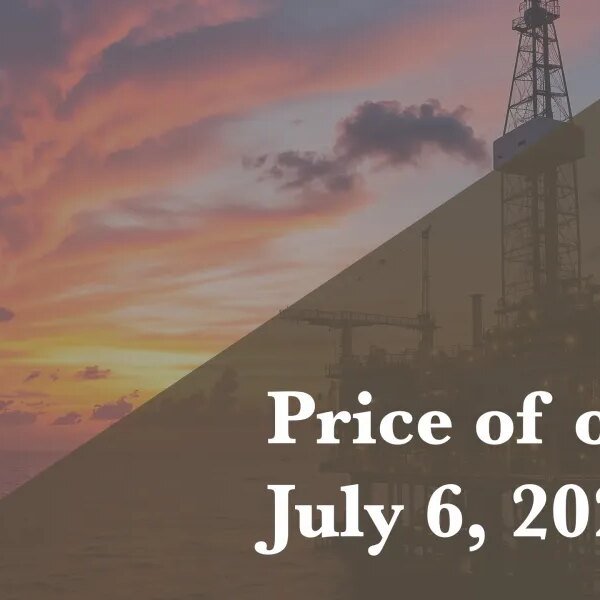 Current value of oil as of July 6, 2026