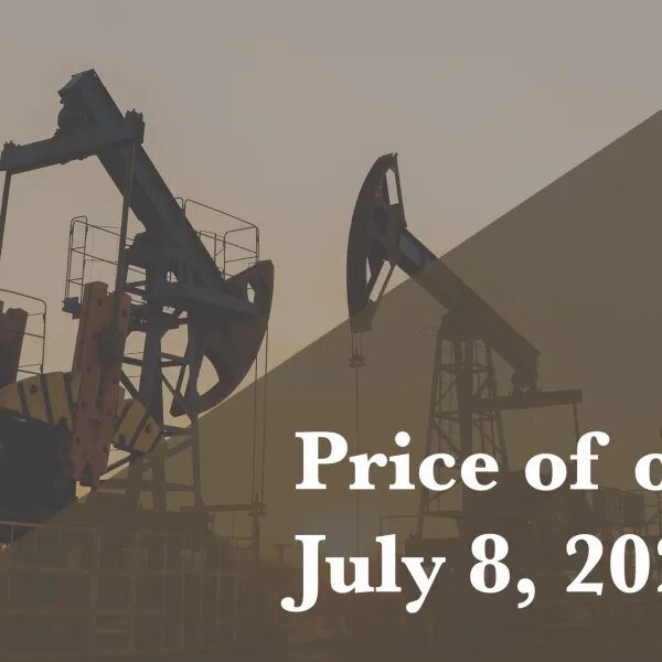 Current worth of oil as of July 8, 2026