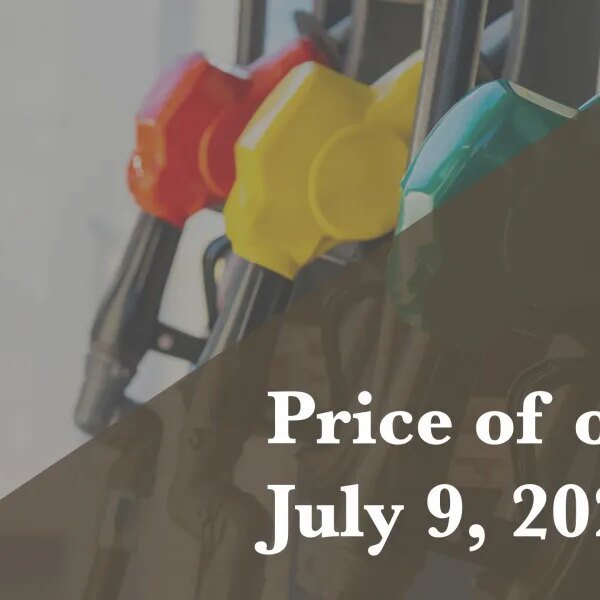 Current value of oil as of July 9, 2026