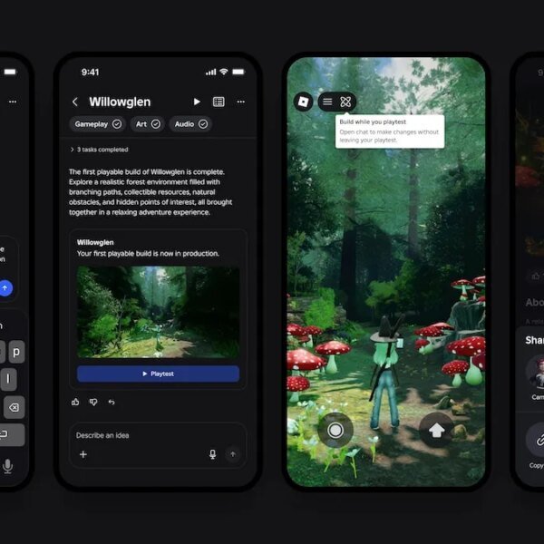 Roblox launches an AI-powered game-creation characteristic in its cellular app