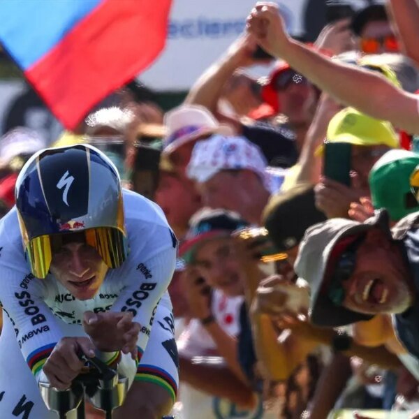 Remco Evenepoel reveals time trial chops in Stage 16 at Tour de…