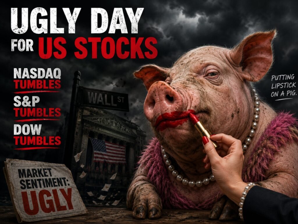 It was an unpleasant day for US shares.