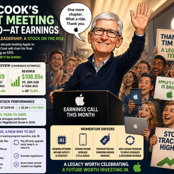 Apple Reinvents the improve cycle. Stock value strikes larger