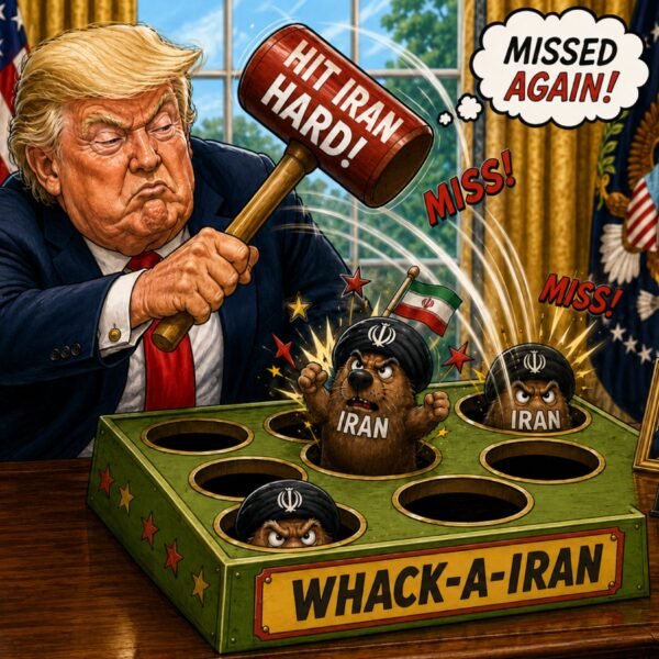 Trump: We’ll be hitting Iran exhausting. Strikes in response to assaults on…