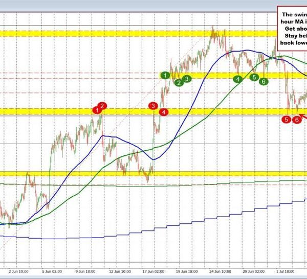 USDCHF bounces larger after testing help targets at tail finish of final…