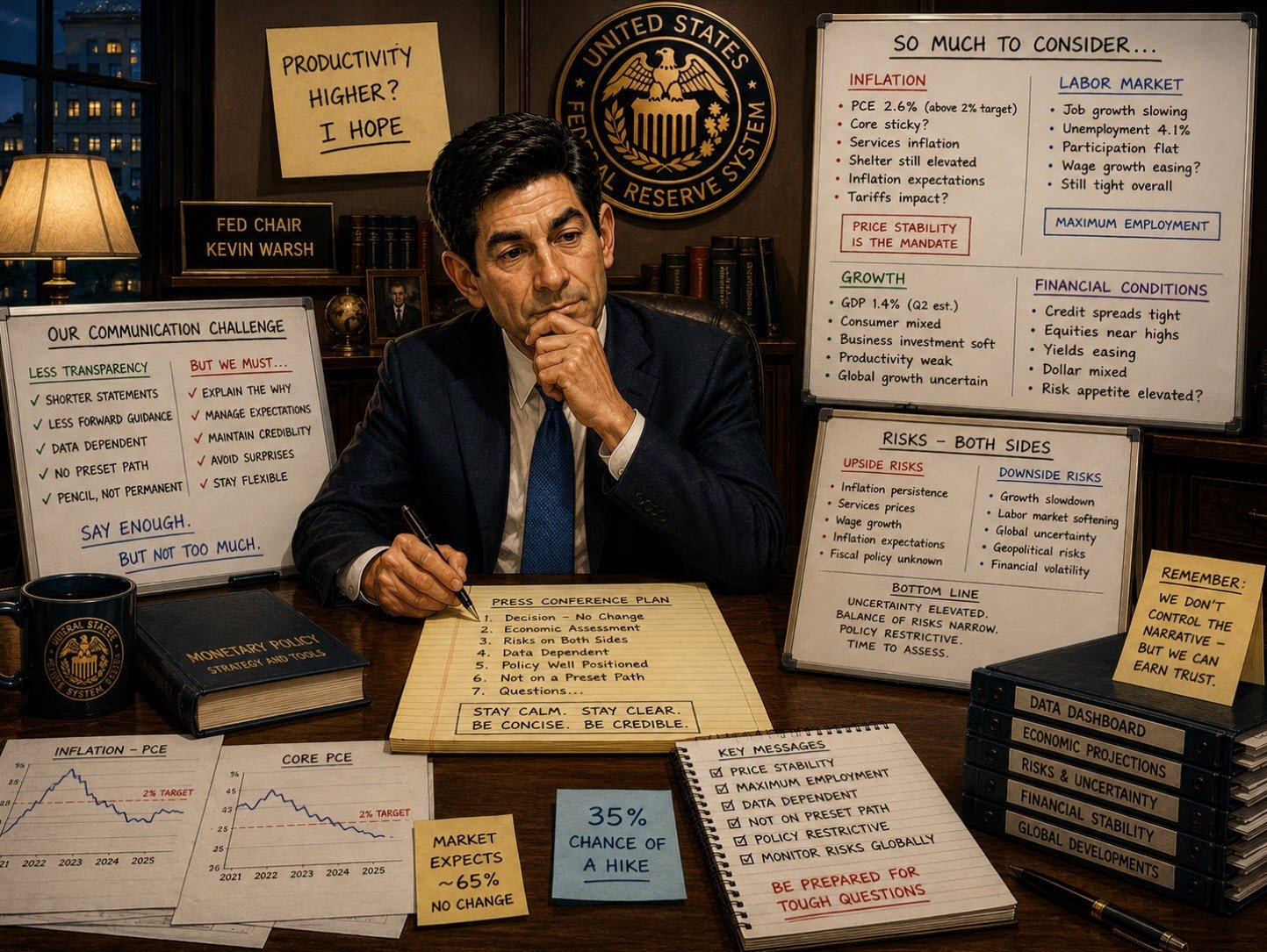 As London/European merchants head for the exit, the markets are frightened of the Fed (and struggle)