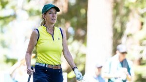 WNBA commissioner Cathy Engelbert caught hitting laughably unhealthy golf shot after allegedly ditching interview