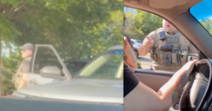 WILD: Woman BLOCKS ICE Agents, Gets Hit With Federal Warning — “Move or Be Arrested!” (VIDEO) * The Gateway Pundit * by Gregory Lyakhov