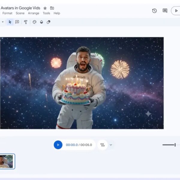 Google Vids now permits you to star in your individual AI movies