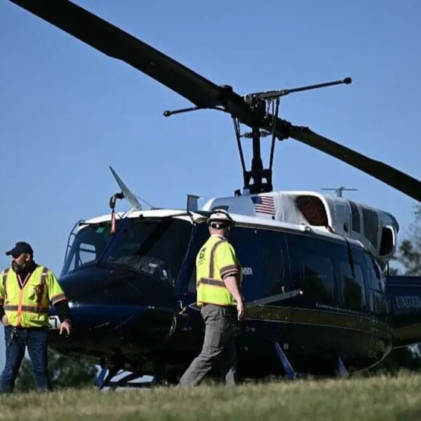 U.S. Air Force helicopter makes emergency touchdown over mechanical problem