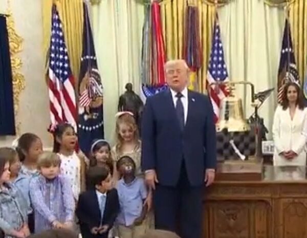Not Even Children In The Oval Office Can Stop A Trump Meltdown