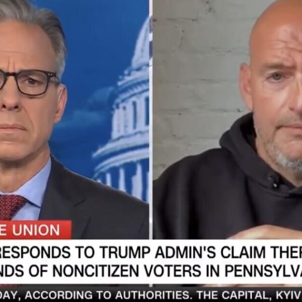 (VIDEO) John Fetterman Suggests He May Leave Democratic Party Then Trashes Trump…