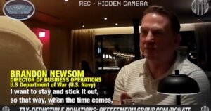 Senior Pentagon Advisor Caught on O’Keefe Hidden Camera Bashing President Trump No Longer Employed at Department of Navy