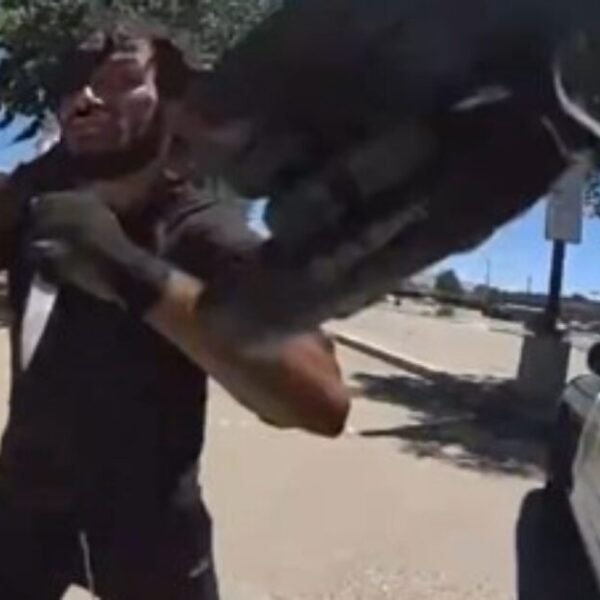 Crazed Man Pays the Ultimate Price After Bringing Knife to a Gunfight…