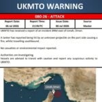 Reports of a ship attacked, Oman, Strait of Hourmuz